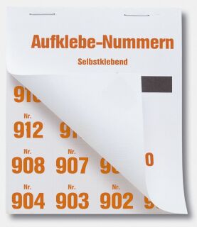 Gewinnaufklebenummern 1501-2000, 500 St.