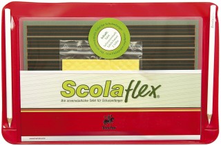 Sch&uuml;lertafel-Set Original Scolaflex&reg; L1A, Kunststoff, 25,9 x 17,7 cm, schwarz, 1 St.