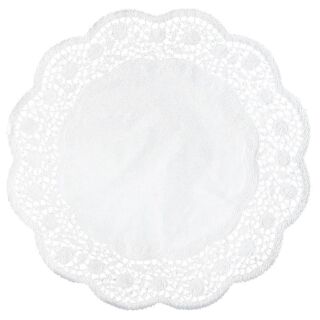 Tortenspitzen - Ø 36 cm, 6 Stück, weiß, 5 St.