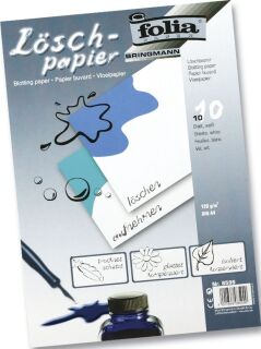 Löschpapier 120g/qm, DIN A4, 10 Blatt, 1 St.