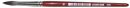 Haarpinsel Aquarell Größe 02 rot, 12 St.