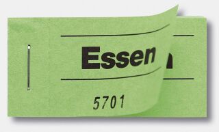 Gutscheinblock unbedruckt weiß, 10 St.