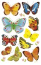 Z-Design 4462, Deko Sticker, Schmetterlinge, 3 Bogen/30 Sticker, 10 St.