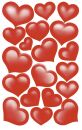 Z-Design 53205, Deko Sticker, Herzen, 2 Bogen/38 Sticker,...