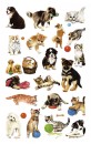 Z-Design 53487, Kinder Sticker, Katzen, Hunde, 3 Bogen/63...