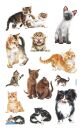 Z-Design 53574, Kinder Sticker, Katzenbabies, 3 Bogen/36...