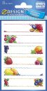 Z-Design 59473, Marmeladen Etiketten, Obst, 3 Bogen/18...
