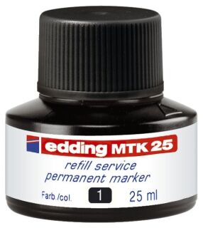 MTK 25 Nachfülltusche, 25 ml, schwarz, 1 St.