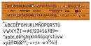 Schriftschablone Typ B gerade (Mittelschrift) 5 mm, 1 St.