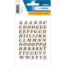 4192 Buchstaben-Etiketten - A-Z, 8 mm, Prismaticfolie...