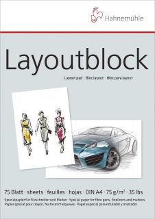 Layoutblock - A4, 75 g/qm, 75 Blatt, 1 St.