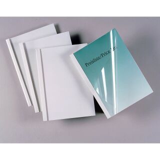 GBC Thermobindemappen Standard, weiß, 10,0mm, DIN A4, 100er Packung