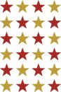 3732 Sticker MAGIC Sterne, glittery, 10 St.