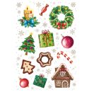 15072 Sticker DECOR Weihnachtszeit, 10 St.