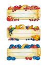 3604 Küchenetiketten Obstkörbe, 10 St.