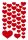 3841 Sticker DECOR Kleine Herzen rot, 10 St.