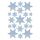 3901 Sticker DECOR Sterne 6-zackig, silber, Holographie, 10 St.