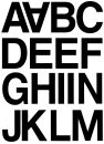 4187 Buchstaben-Etiketten - A-N, 33 mm, wetterfest,...