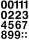 4189 Zahlen 33 mm 0-9 wetterfest Folie schwarz  2 Bl., 10 St.