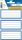 5798 Schuletiketten - neutral blauer Rand, 1 St.
