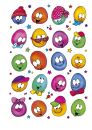 5444 Sticker DECOR Lustige Gesichter, 10 St.