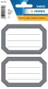 5719 Schuletiketten neutral grau Liniert 82x55 mm, 1 St.