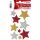 6528 Sticker MAGIC bunte Sterne, glittery, 10 St.