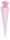 Bastelschultüte Buntkarton rosa 70 cm, 1 St.