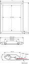 POV® Klapprahmen Double Colour, DIN A1 Schwarz-Silber