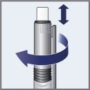 Druckbleistift, Drehbleistift triplus® micro, 0,5, B,...