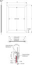 POV® Klapprahmen Window Frame , DIN B1 Gehrung