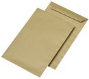 Versandtasche C5, nassklebend, ohne Fenster, braun, 70...