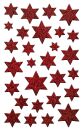 Z-Design 52277, Weihnachtssticker, Sterne, 1 Bogen/28 Sticker, 10 St.