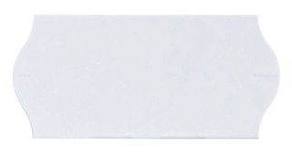 Preisauszeichner Ersatzetiketten - 26x12 mm, ablösbar, weiß, 1 St.