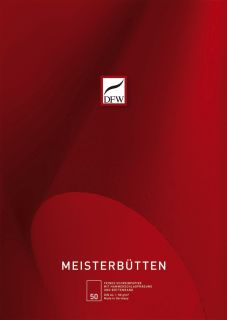Briefblock  Meisterbütten - A4, unliniert, 80 g/qm, 50 Blatt, 1 St.