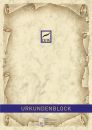 Briefblock Marmorpapier Urkunde - A4, 100 g/qm, 20 Blatt,...