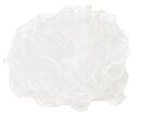 Kerzenmanschette - weiß, Organza , 1 St.