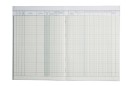 Rechnungs-/Waren-Eingangsbuch, 2 Seiten, A4, 210 x 257 mm, 40 Blatt, 1 St.