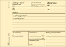 Reparaturschein - Block - SD, 3 x 40 Blatt, DIN A6 quer,...