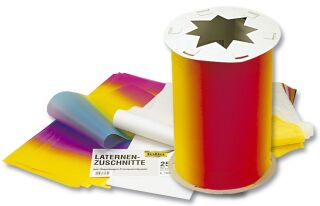 Laternenzuschnitt - 22 x 51 cm, 25 Blatt, Transparentpapier, unbedruckt , 1 St.