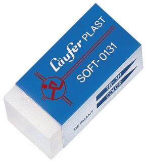 Radierer Plast Soft 41x19x12mm , 1 St.