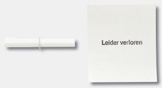 Gewinnlose Nieten weiß, 500 St.