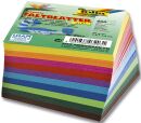 Faltblätter 8 x 8 cm - 10 Farben sortiert, 500...