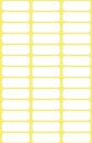 3073 Mini-Organisations-Etiketten, 20 x 8 mm, 6 Blatt/234...