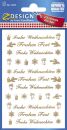 Z-Design 52391, Weihnachtssticker, Schriftzug:...