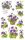 Z-Design 4317, Deko Sticker, Veilchen, 3 Bogen/30 Sticker, 10 St.