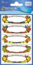 Z-Design 3712, Marmeladen Etiketten, Obstrahmen, 3...