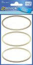 Z-Design 59419, Marmeladen Etiketten, goldener Rahmen, 2...