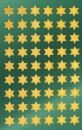 Z-Design 52802, Weihnachtssticker, Sterne, 2 Bogen/108 Sticker, 10 St.