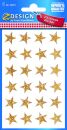 Z-Design 52419, Weihnachtssticker, Sterne, 1 Bogen/24...
